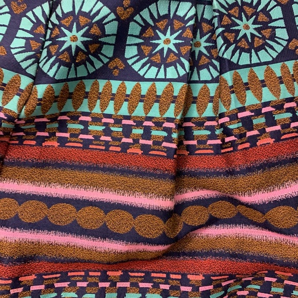 Anthro Nomad Morgan Carper Skirt Moroccan Boho Colorful Patterned Mini size 2 - Picture 5 of 5